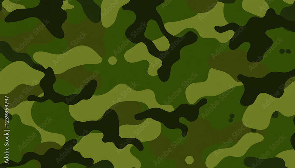 Fototapeta premium texture military camouflage army green hunting print, simple style. isolated with white shades