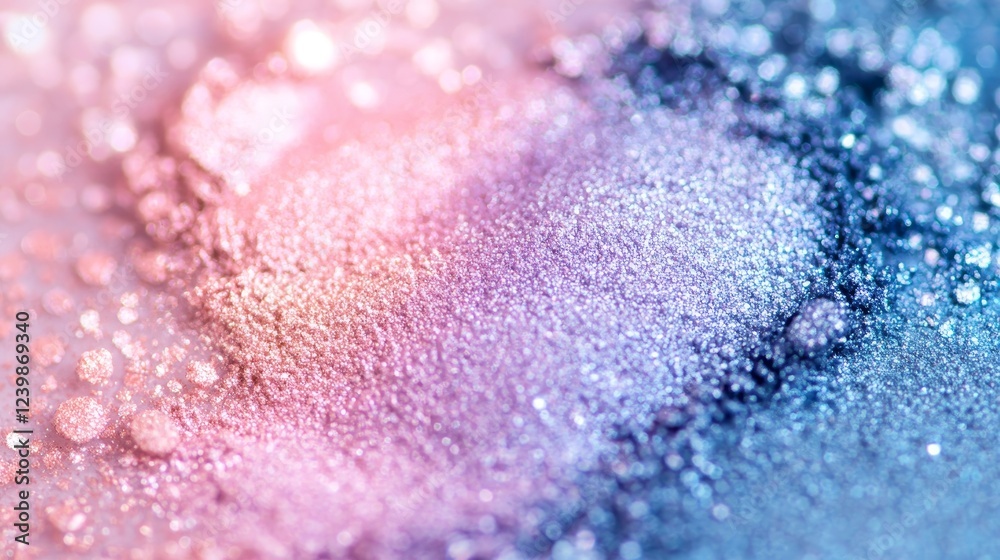 Fototapeta premium Shimmery eyeshadow powder close up