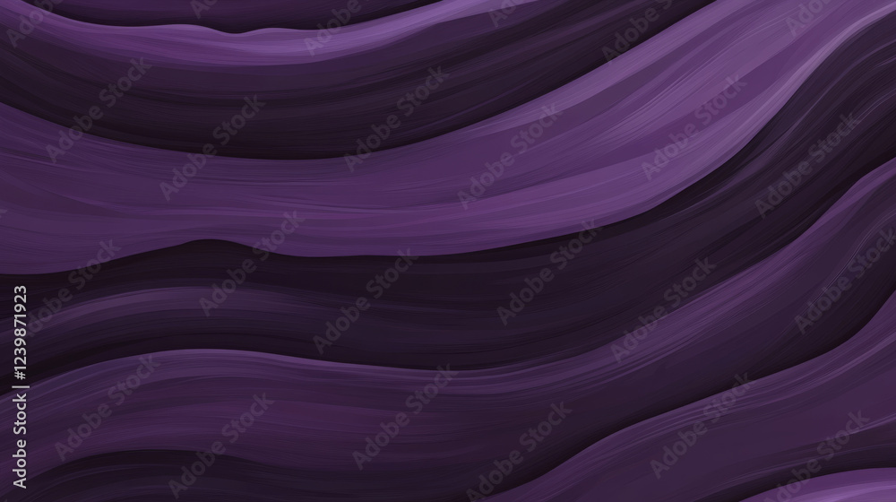Obraz premium Abstract purple waves create flowing pattern