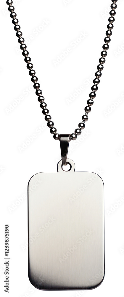 Fototapeta premium PNG Dog tag necklace pendant jewelry locket.