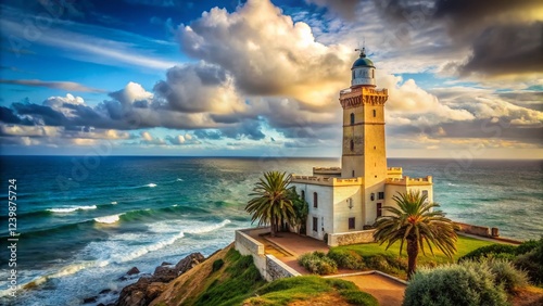 Tanger Lighthouse Stands Tall Against the Waves