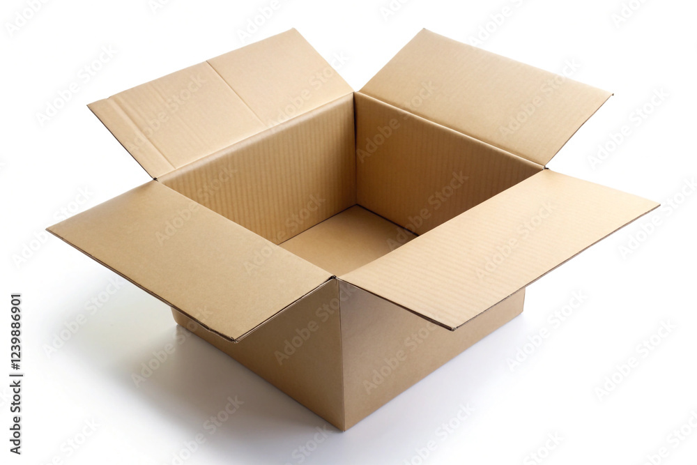 Empty Open brown packing cardboard box mock up top above view Isolated on white background. Front view. Ad of Side and top view on empty parcels for delivery to customer. Electronic commerce cardboard Empty Open brown packing cardboard box mock up top above view Isolated on white background. Front view. Ad of Side and top view on empty parcels for delivery to customer. Electronic commerce cardboard