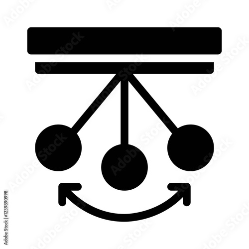 pendulum glyph icon