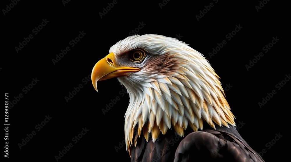 Fototapeta premium portrait of a bald eagle