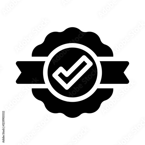 authenticity glyph icon