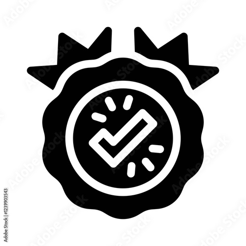 approval glyph icon