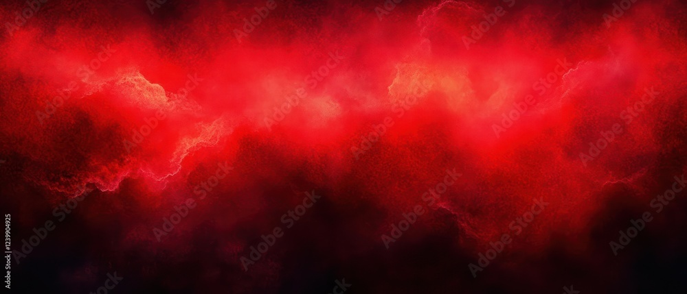 Fototapeta premium Abstract Grunge Red Background Texture for Dramatic Christmas Art and Design