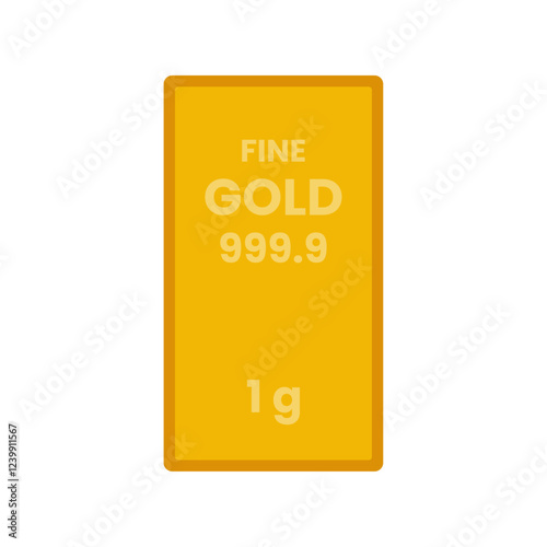A high-quality 1g fine gold bar with 999.9 purity. Ideal for investment, savings, or jewelry making.