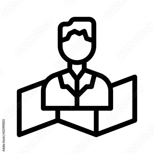 students line icon