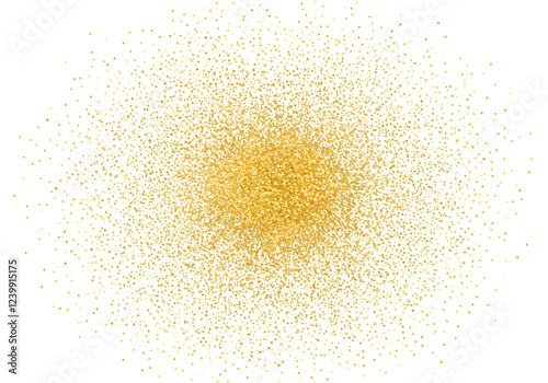 Golden dust, sprinkles isolated on transparent background, golden dust explosion png