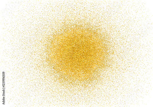Golden dust, sprinkles isolated on transparent background, golden dust explosion png