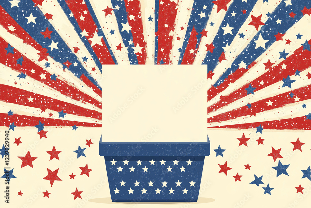 Obraz premium 4th july independence day background