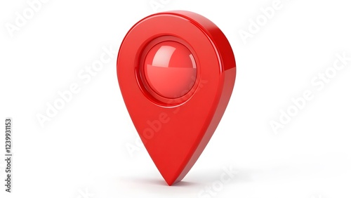 Glossy Red 3D Map Marker Minimalist Navigation Pin Icon V6 Free Download Glossy Red 3D Map Marker Minimalist Navigation Pin Icon V6 - GFXLoad