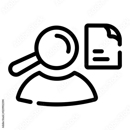analysis Line Icon