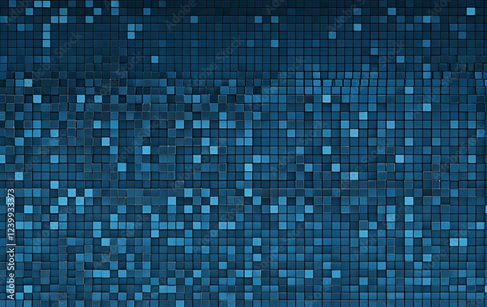 Blue square background image, tile, 3D light, texture banner Blue square background image, tile, 3D light, texture banner