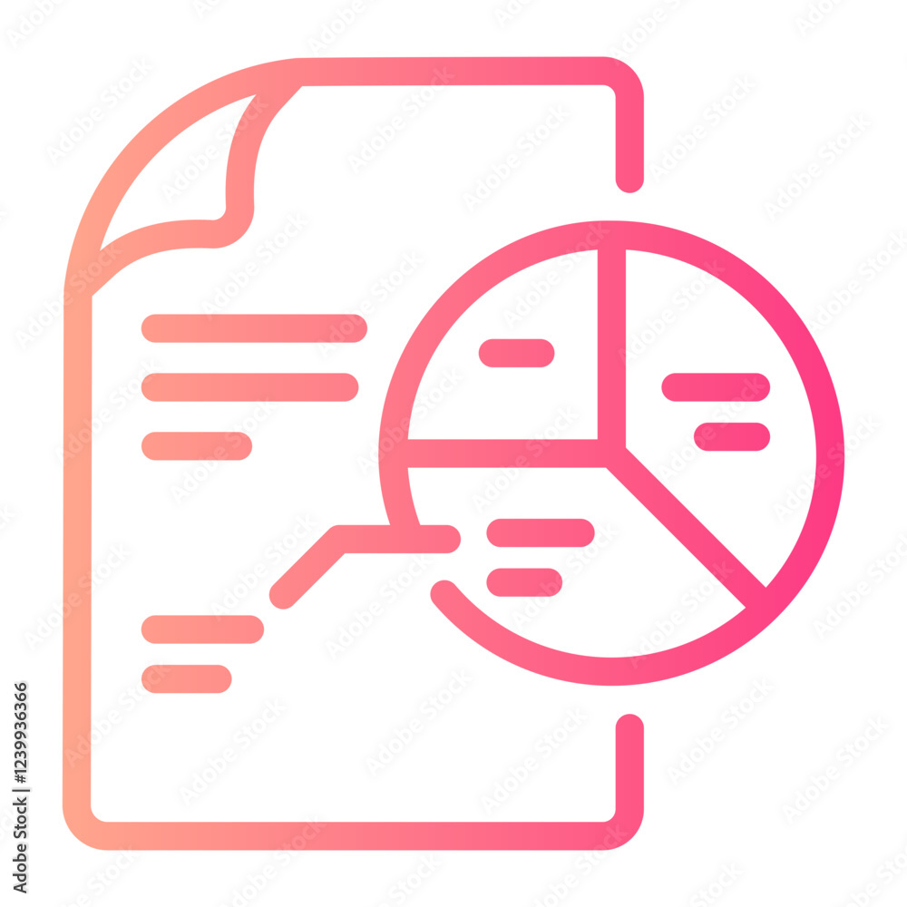 score chart Line Gradient Icon score chart Line Gradient Icon
