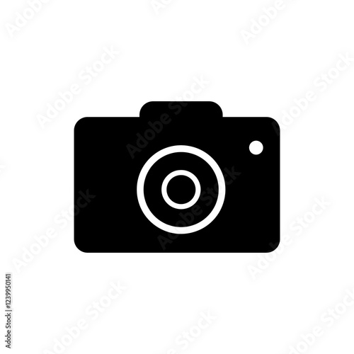 Camera icon. Photo allowed sign.vector flat black simple trendy style illustration for web and app..eps