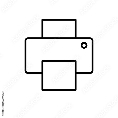 Copy, device, printer icon.vector flat black simple illustration for web and app..eps