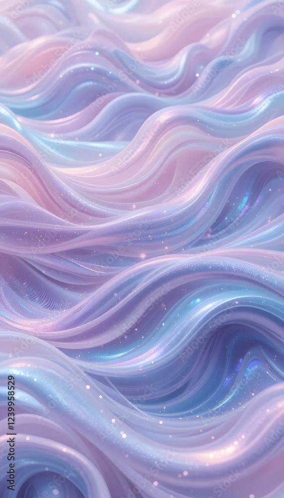 Iridescent Dreamy Waves Abstract Background Iridescent Dreamy Waves Abstract Background