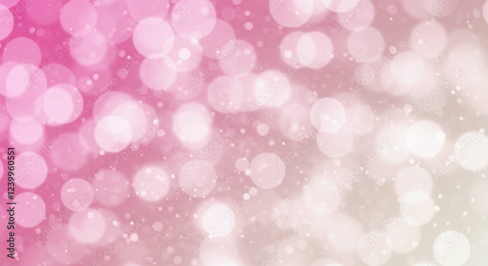 Abstract Pink and White Bokeh Background Soft Romantic Festive Lights Abstract Pink and White Bokeh Background Soft Romantic Festive Lights