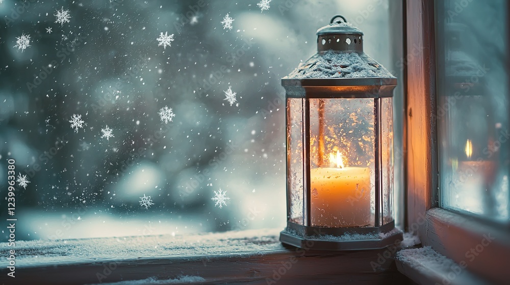 Winter Candlelight Lantern