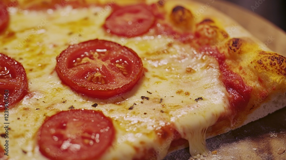 Appetizing cheese pizza with tomato slices and red onions, served warm from the oven. Enjoy this delightful Italian dinner with family and friends. Appetizing cheese pizza with tomato slices and red onions, served warm from the oven. Enjoy this delightful Italian dinner with family and friends.