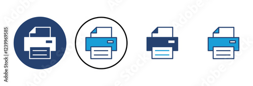 Print icon vector. printer icon vector.