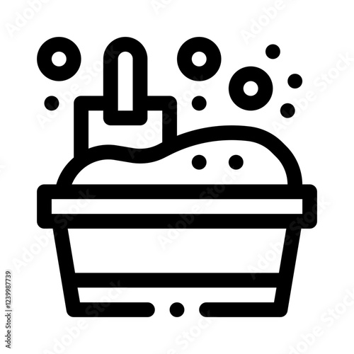 Sandbox line icon