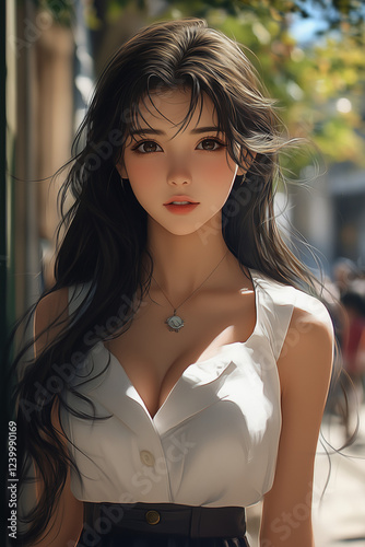 woman, jeans, beauty, fashion, hair, model, bra, body, person, slim, people, brunette, studio, glamour, sensuality, one, lady, black, blue, style, lingerie, skin, smile, hot, pants, dress, skirt, blon