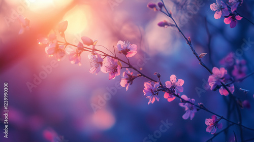 Beautiful Nature at Golden hour, AI Generated
