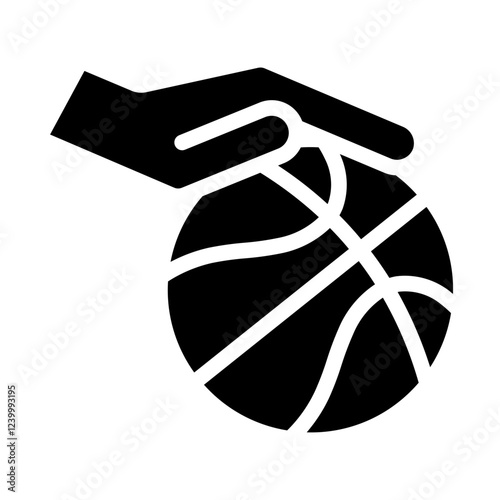dribble Solid icon