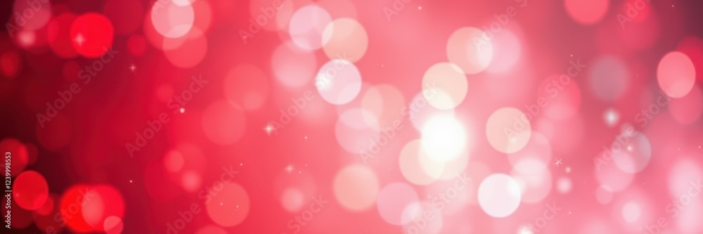 Bright red bokeh background creates a vibrant and festive atmosphere for celebrations and events Bright red bokeh background creates a vibrant and festive atmosphere for celebrations and events