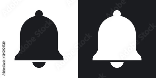 Notification icons in flat vector style