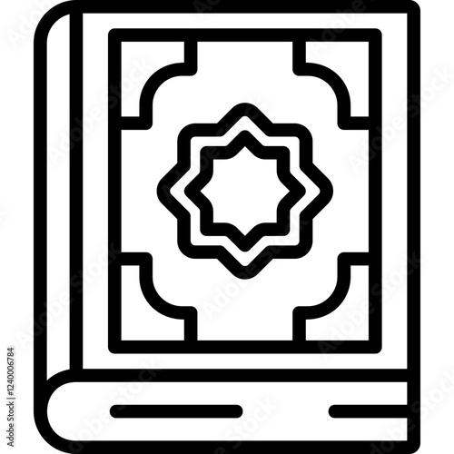 Quran line icon