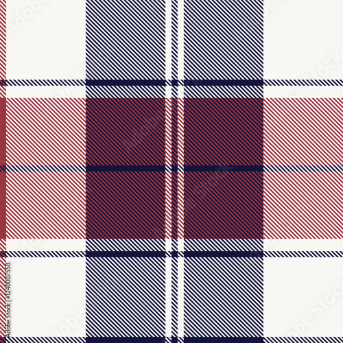Blue Asymmetric Plaid textured Seamless Pattern Design