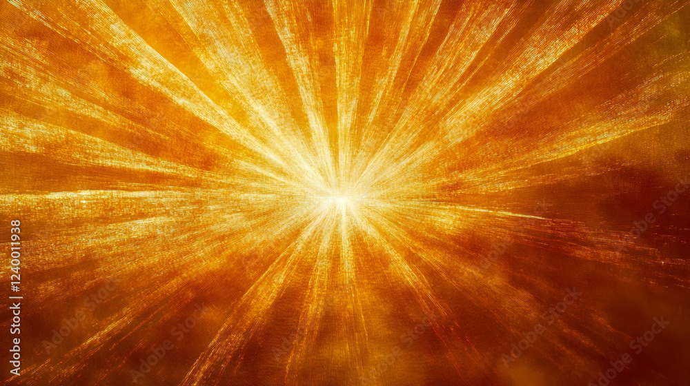 Vibrant golden burst of light illuminating a textured background Vibrant golden burst of light illuminating a textured background