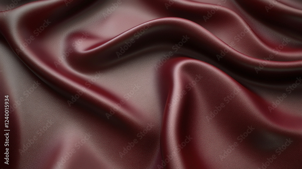 Rich burgundy leather texture background with a smooth, luxurious surface. Deep red tone enhances elegance and sophistication, offering a modern, blank space for various design projects Rich burgundy leather texture background with a smooth, luxurious surface. Deep red tone enhances elegance and sophistication, offering a modern, blank space for various design projects
