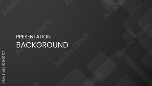 Black dark gradient abstract background suitable for business presentations, technology slides, and modern graphic designs