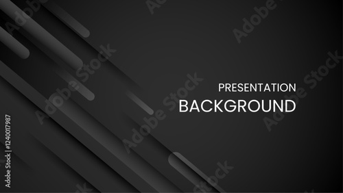 Black gradient abstract background for professional presentations, digital content creation, and corporate branding