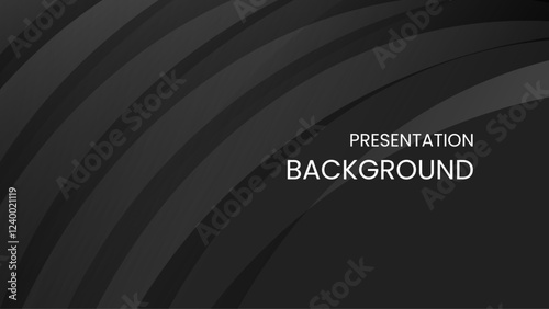 Gradient abstract background for business presentations, corporate slideshows, or product showcases, featuring sleek gray tones and curved elements.