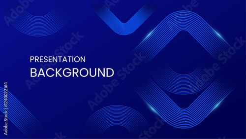 Gradient abstract background with a bold blue theme, suitable for presentation designs, technology projects, and digital marketing visuals