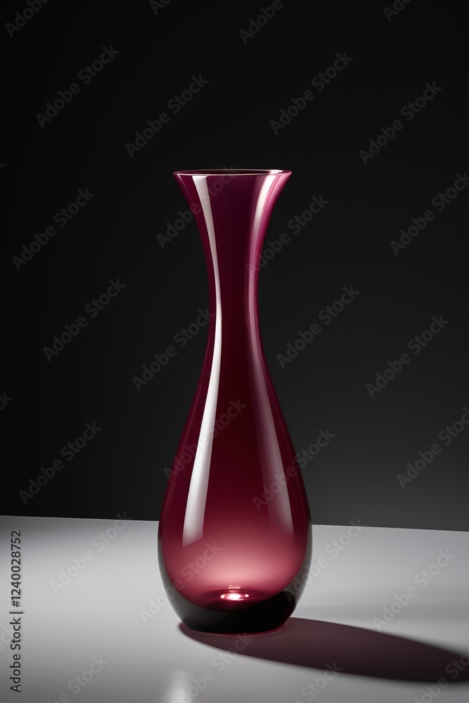 arafed glass vase on a table with a black background arafed glass vase on a table with a black background