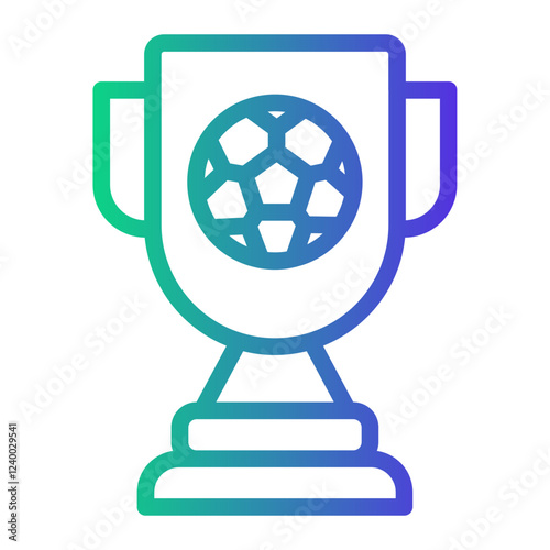 trophy Line Gradient Icon