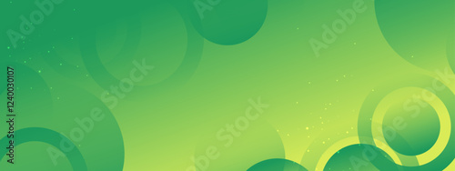 Green gradient abstract background for promotional material, digital design, or nature-inspired presentations