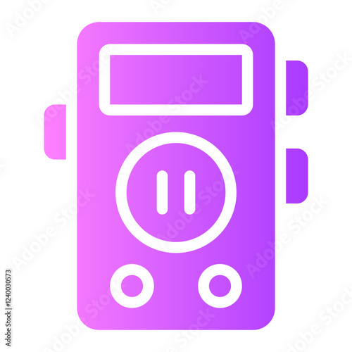 voice recorder gradient icon