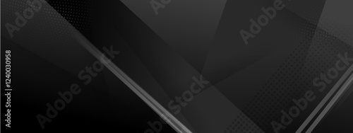 Black gradient abstract background for presentations, modern designs, and digital media projects