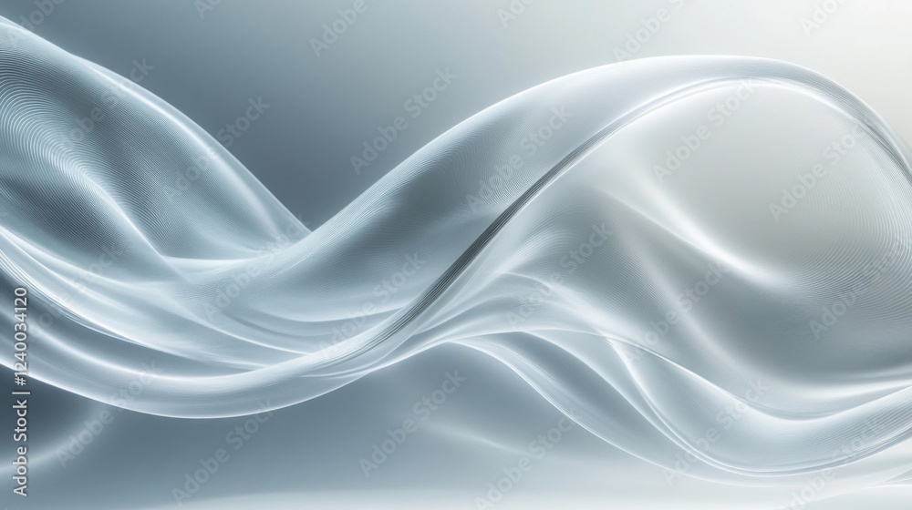 Fototapeta premium Abstract Silver Wave Background