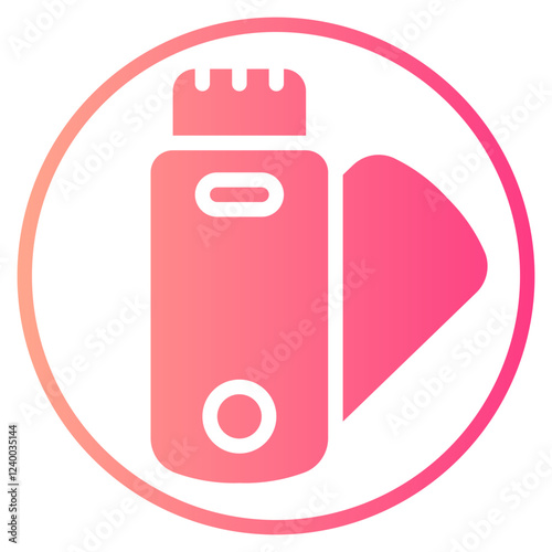 pen drive gradient icon