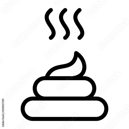 feces Line Icon