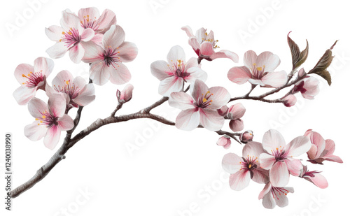 PNG Beautiful sakura flowers blossom plant cherry blossom.